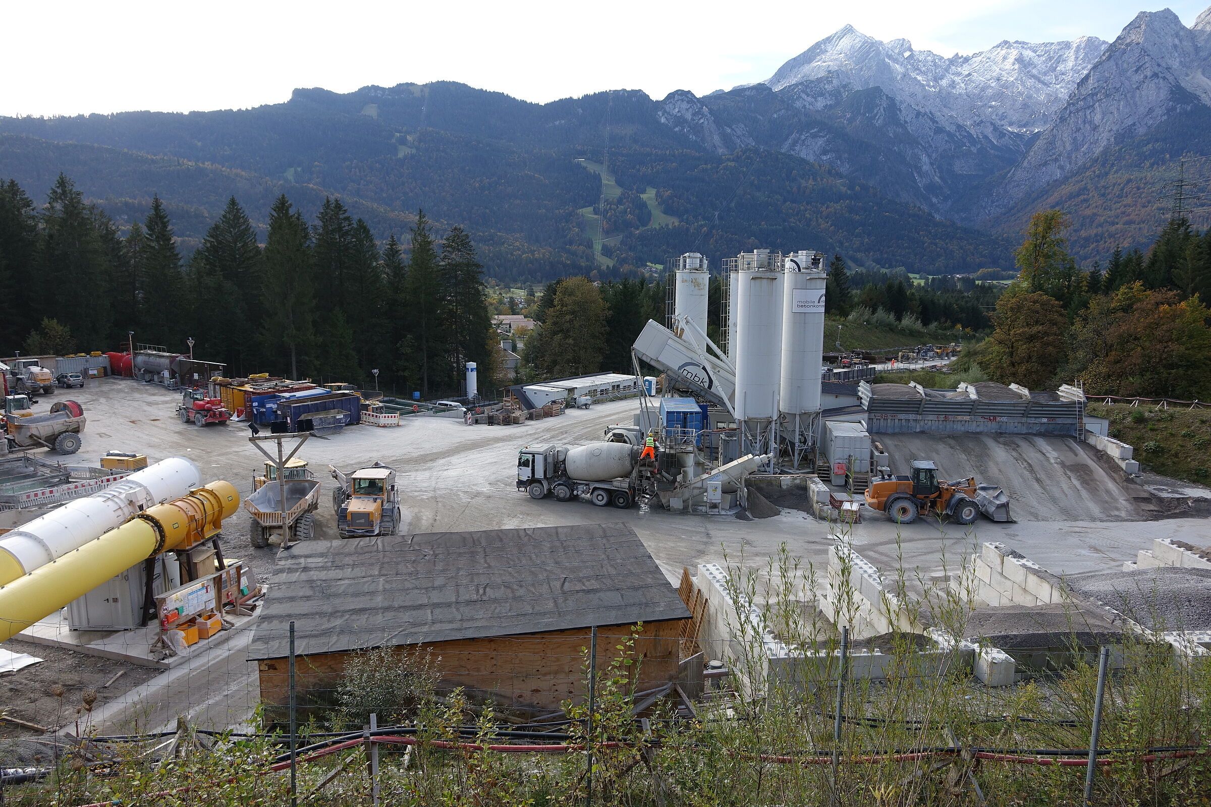Baustelle des Kramertunnels (Foto: Thomas Frey)