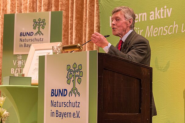 Bayerischer Naturschutzpreis 2018 für Josef Göppel (Foto: Toni Mader)