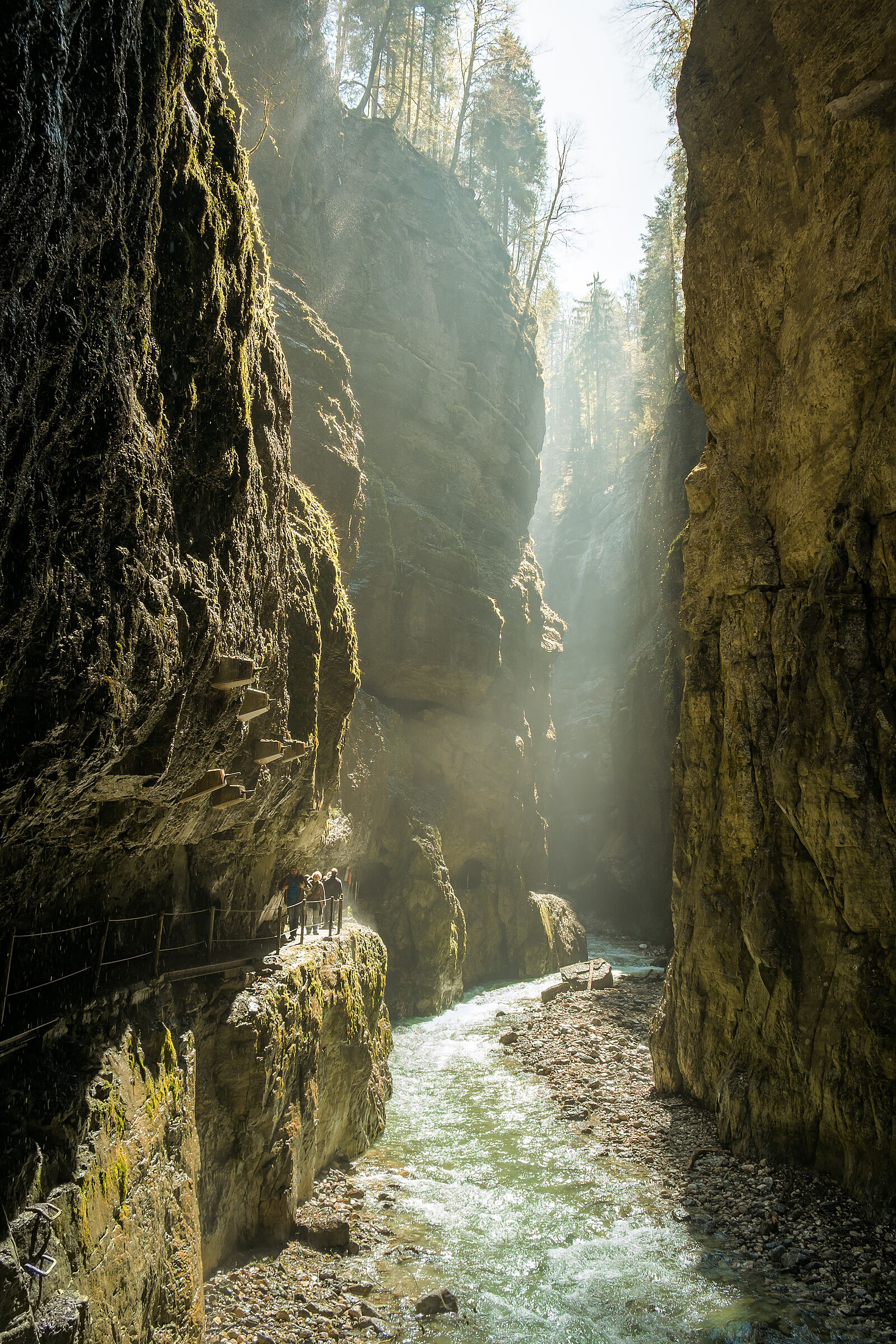 Die Partnach hat den Muschelkalk tief zur Klamm eingeschnitten. (Foto: magann/Clipdealer)