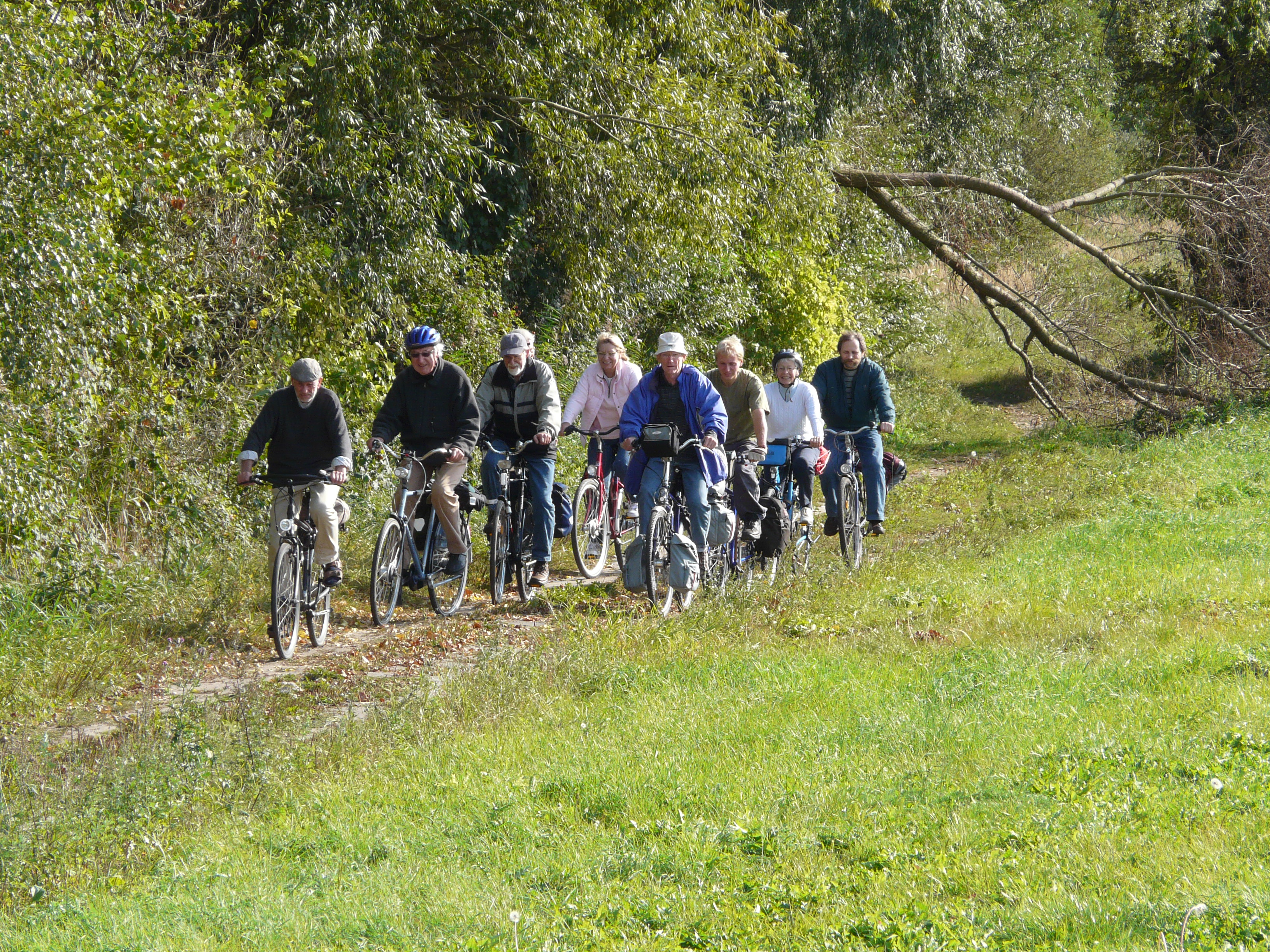 Radfahrer am Grünen Band