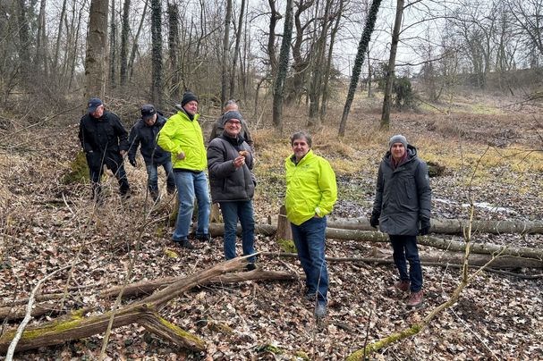 Ortsbesichtigung am Schwalbenberg