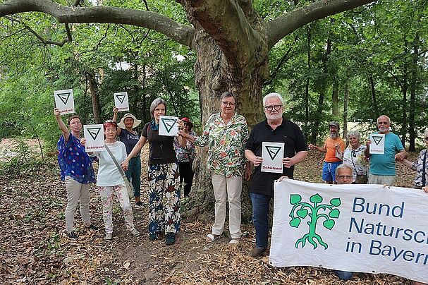 Demo im Cramer-Klett-Park