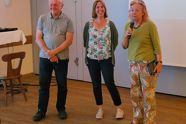 Paul Beitzer, Christina Beckler und Beate Zerkowski