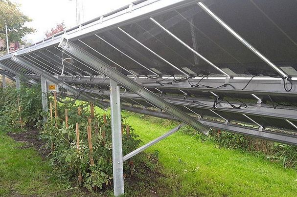 Agri-Photovoltaik Dornbirn Foto: Asurnipal / Wikimedia Commons CC BY-SA 4.0