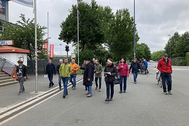 Führung über das Gelände am Max-Morlock-Stadion